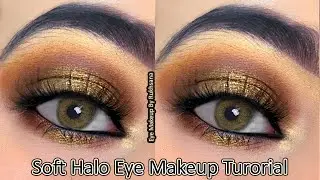 Soft Halo Smokey Eye Makeup Tutorial/step by step perfect smokey eyes makeup