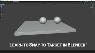 Learn to Snap to Target in Blender!