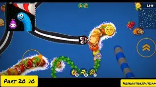 Worms Zone .io Hungry Snake gameplay walkthrough part 20.10 #snake #snakewormazone #games #gameplay