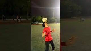 Football skills ⚽️How to hold football on head 😍 #viralshort #short# #football
