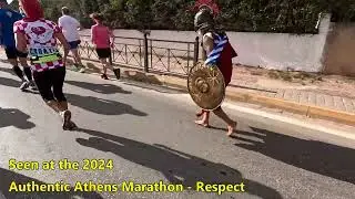 Athens Marathon 2024:  The Warrior