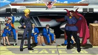 STRAW HAT PIRATES VS MARVEL TEAM - VERY INCREDIBLY EXCITING FIGHT !