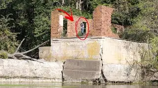 Fishing A BROKEN DOWN Dam!! (INSANE!!)