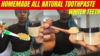 HOMEMADE TOOTHPASTE: WHITEN YOUR TEETH AND HAVE FRESH BREATH WITH THIS MINTY TOOTHPASTE| smile more