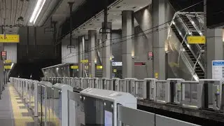 【ホームの外観にあったホームドア】みなとみらい線新高島駅　ホームドア稼働開始　(開閉シーン・発着シーン)