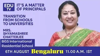 Mrs. Shyamashree Chatterjee, Principal , BGS International Residential School , Bengaluru