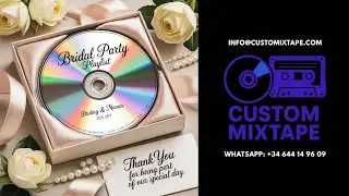 Bridal Party Gift CD - Personalized Music and Message CD for Bridesmaids and Groomsmen.
