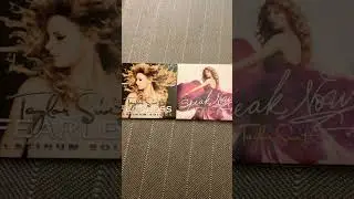 The glow up is wild #recordcollecting #taylorsversion #taylorswift #fearless #speaknow