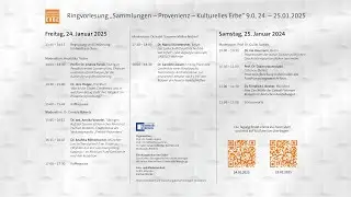 Sammlungen &ndash; Provenienz &ndash; Kulturelles Erbe 9.0 am 24.01.2025