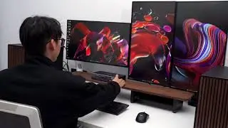 I need my two computers to display on three monitors.
