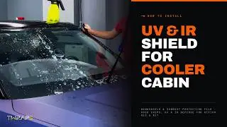 Windshield & Sunroof Protection Film for Rivian R1S and R1T - UV+IR blocking, anti-cracking/chipping