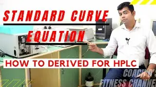 STANDARD CURVE EQUATION I FOR HPLC I HINDI