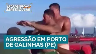 Turistas agredidos em Porto de Galinhas (PE) conversam com o Domingo Espetacular