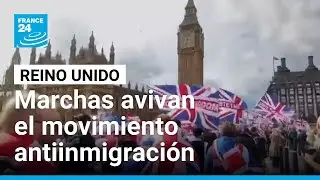 Reino Unido: la marcha antiinmigración de Tommy Robinson • FRANCE 24 Español