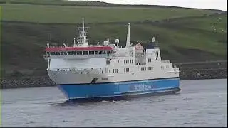 Hamnavoe ferry arriving at Scrabster in 2009