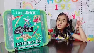 Aara unboxing The Think Box toy for kids | INVENTOR&rsquo;S BOX REVIEW | Aara kids TV
