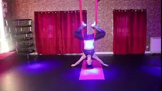 Aerial Yoga Class : Bodybarre Studio, Manchester UK