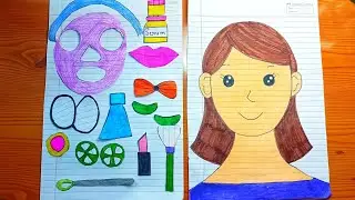 paper doll skin care|paper doll house| creative time with Ananya 💞