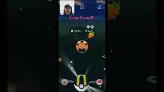 I encountered a WILD shiny Paras in Pokemon Go!