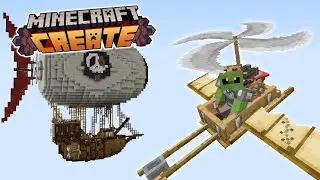 I Made FLYING Machines In Minecraft Create!