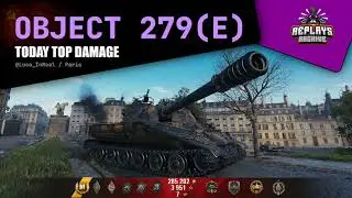 Object 279 early - Today top damage / 7 frags, 13329 damage, 1699 exp., Paris, World of Tanks
