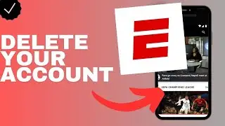 How to delete your account in the ESPN app?