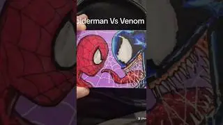 spiderman vs venom sketchcard #art #drawing #draw #sketchcard #venom #spiderman #artist #copic