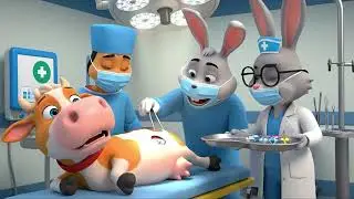 A Cow Ate Red Diamonds | From Victim to Magical Robot Cow | Cartoon Story