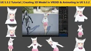 Unreal Engine 5.3| Learn How To Create a 3D Model In VROID & UE5.3 and Sell on Sketchfab | Requested