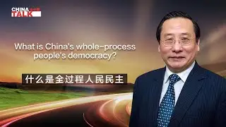 What is China's whole-process people's democracy?