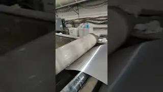 Anodized aluminum coils under producing