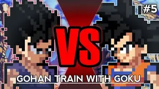 Gohan train with goku | sprite animation PART 5