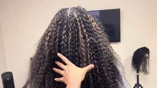 Micro tree braids with human hair