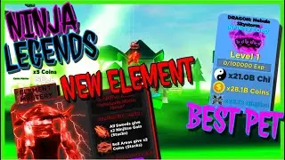 ✵ I UNLOCKED THE SHADOWFIRE ELEMENT IN NINJA LEGENDS ✵ INFINITY LORD PET EVOLUTION ✵ NEW UPDATE ✵