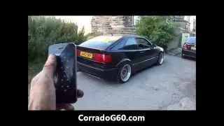 Vw Corrado G60 Air Ride. Accuair E-Level, I-Level, Airlift. iPhone.