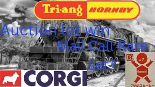 Auction lot win Triang,Corgi,Rare japan train set  ho/oo scale train mail call