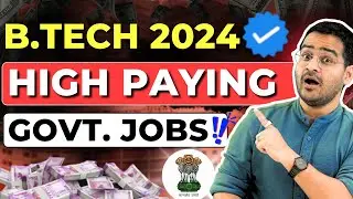 💥Best BTech Government Jobs🤑Top High Paying Engineering Govt Jobs! #btech #btechjobs #govtjobs