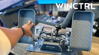 Full Size Airbus Rudder Pedals Setup and Test | WINCTRL Orion 32 (Airline Edition)