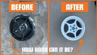 How Hard Is Painting Your Own Wheels? (MR2 Flip Part 3)