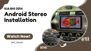 Easy steps to install Android Stereo in a Kia Rio 2014