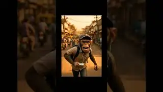 Bandar Ka Vlog! 🐒 Viral Hone Ko Taiyar! 🔥. #reel #ai