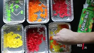 5:27 Seconds of me counting and weighing Mike and Ike with no commentary. The numbers don't lie