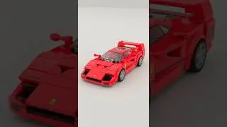 LEGO 76934 Ferrari F40 Supercar Satisfying Speed Build #lego