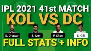 KOL VS DC Dream11|KOL vs DC 41st Match IPL 2021 Dream11 team|Kolkata vs Delhi IPL 2021 Dream11team