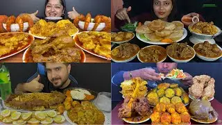 MUTTON CURRY EATING CHALLENGE,MUTTON FAT CURRY,CHICKEN CURRY,PRAWN CURRY,EGG CURRY,NOODLES,BIG BITES