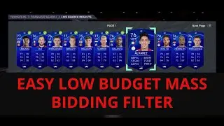 FIFA 21 - TRADING TIPS - EASY LOW BUDGET MASS BIDDING  - FIFA 21 TRADING TIPS!