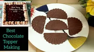 Chocolate Topper A to Z Recipe (Perfect Chocolate Topper Making Video) #topers #food