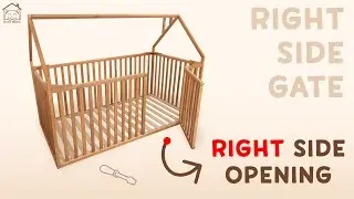 Assembly Model 21 Floor&Slats Options: Right side gate, Right side opening