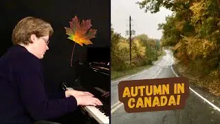 Bach - Little Prelude in E-minor BWV 941 // & Fall Foliage 🍁