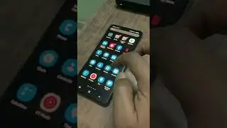 A Samsung phone with Microsoft&rsquo;s Bing Wallpaper and Google&rsquo;s Clock Widget 👌🏻👌🏻🇮🇳🇮🇳🇮🇳📲📱